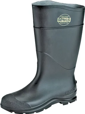 Servus 18822-6 Knee Boots, 6, Black, PVC Upper, Insulated: No :PR: QUANTITY: 1