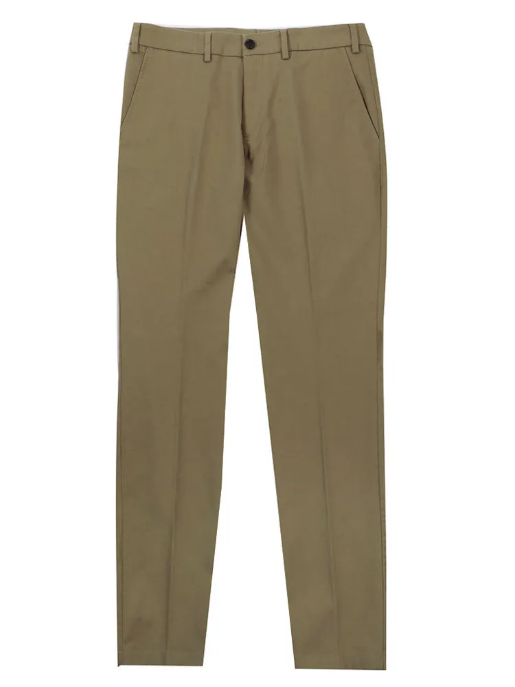 Slim  Fit Chino Trousers – Classic Khaki