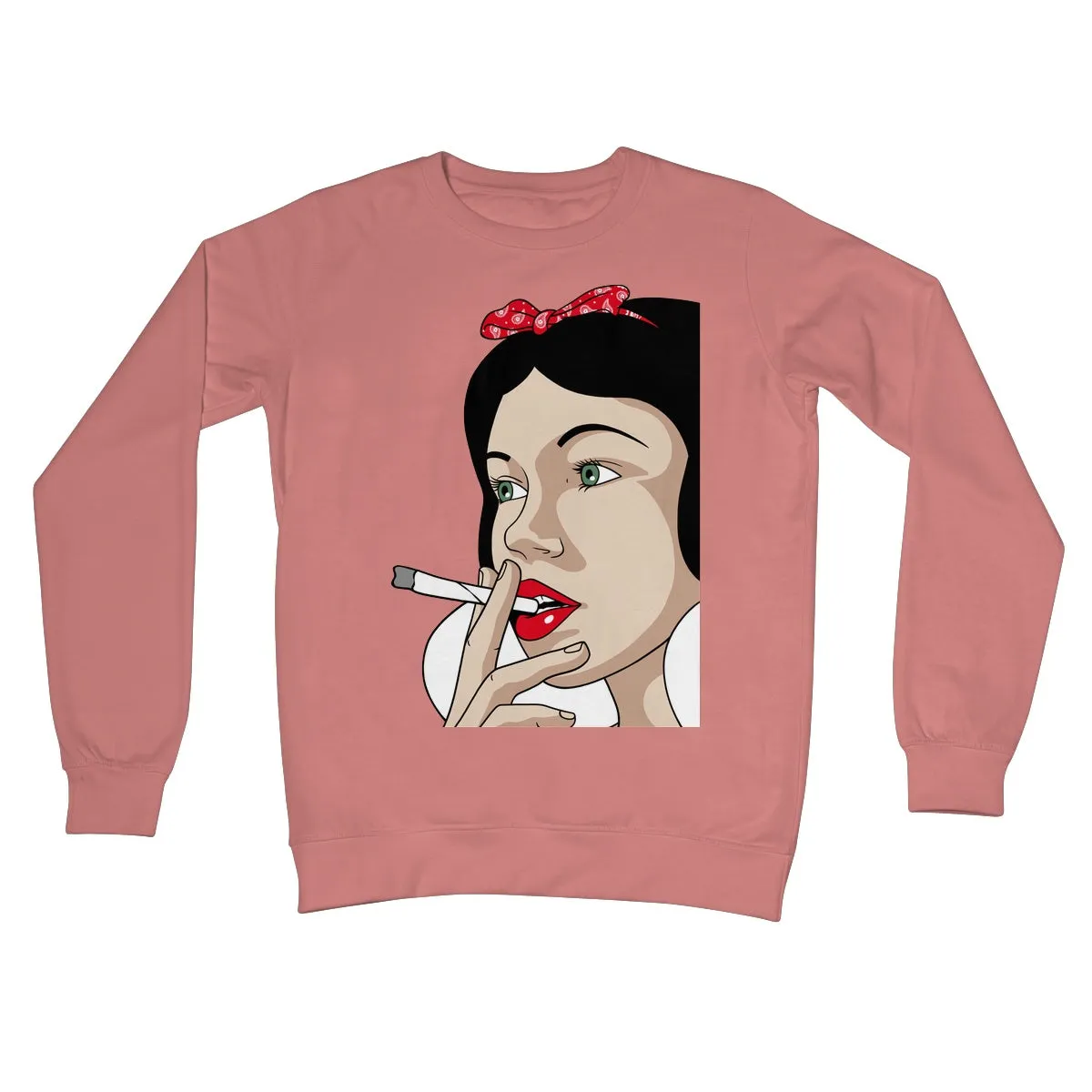 SNOW WHITE PUFF PUFF PASS Crew Neck Sweatshirt