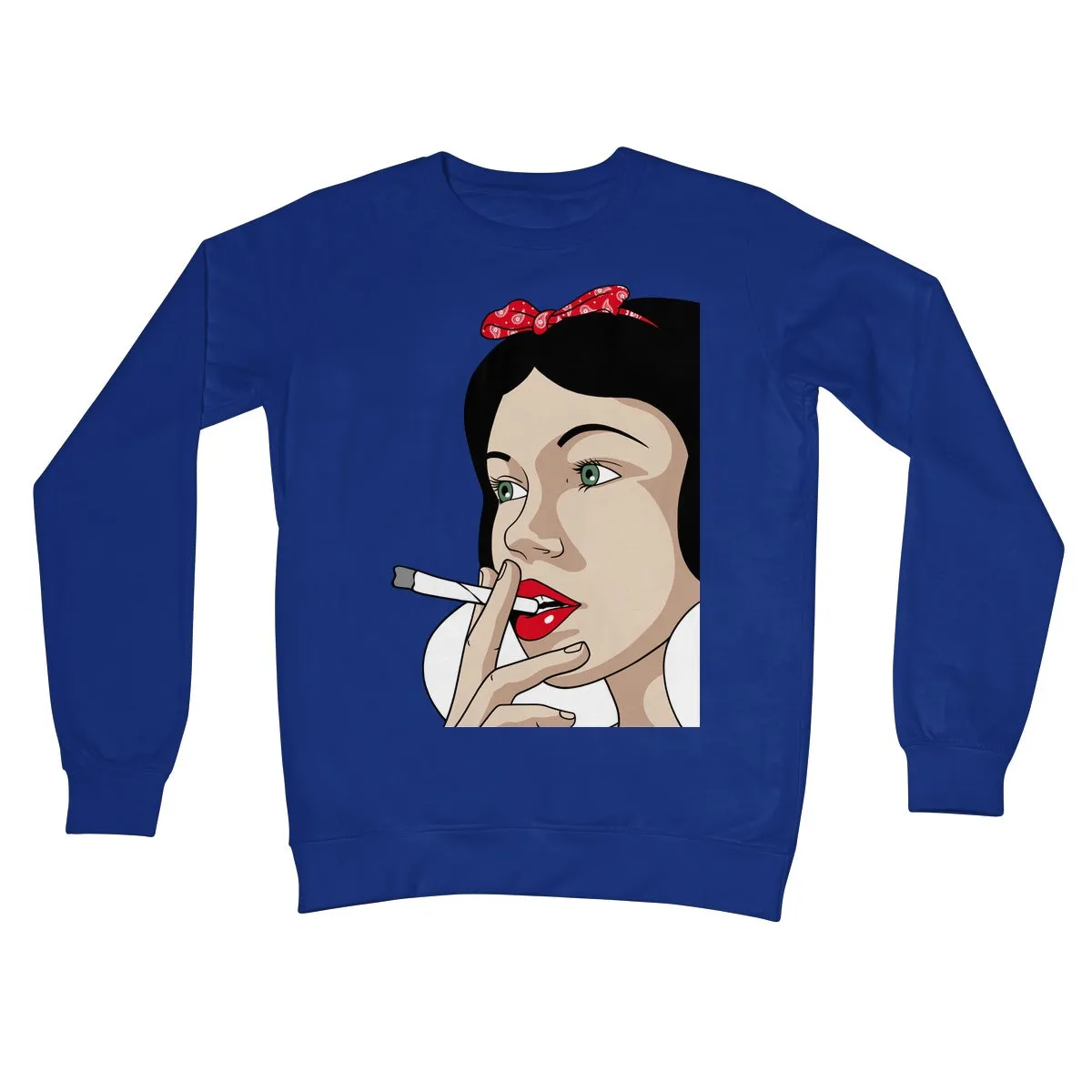 SNOW WHITE PUFF PUFF PASS Crew Neck Sweatshirt