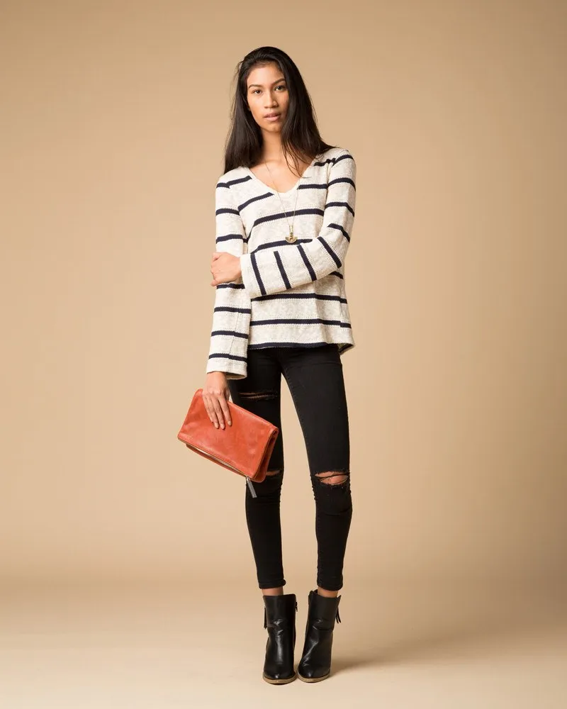 Splendid Striped Sweater | Flyback Sweater