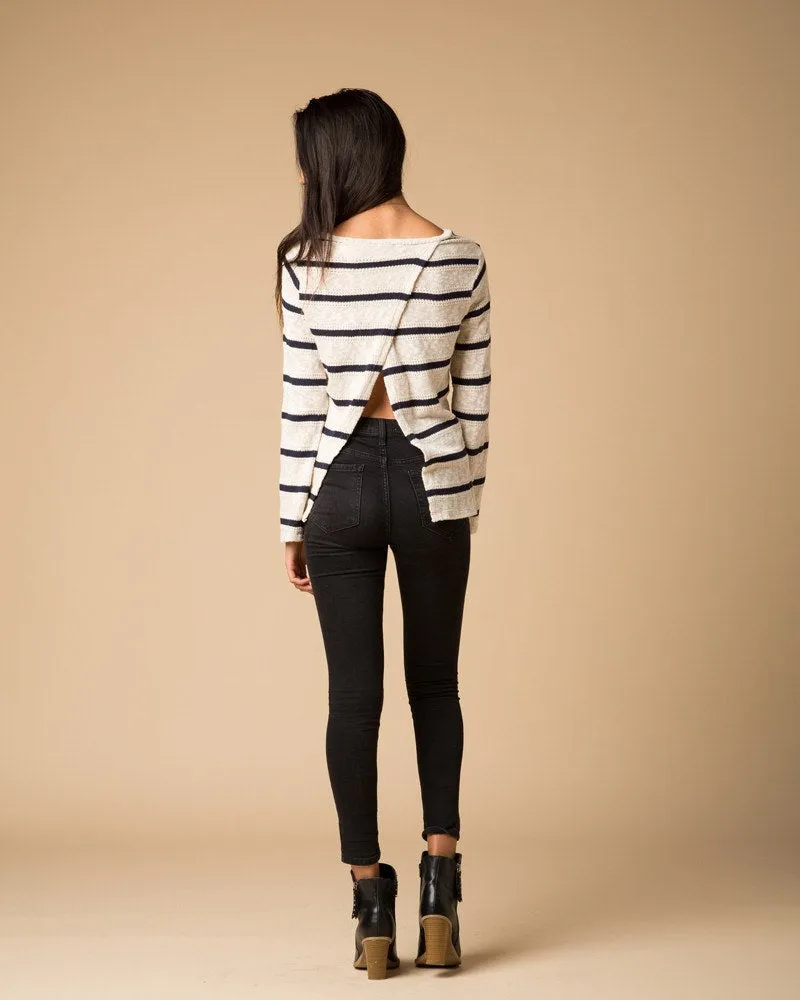 Splendid Striped Sweater | Flyback Sweater