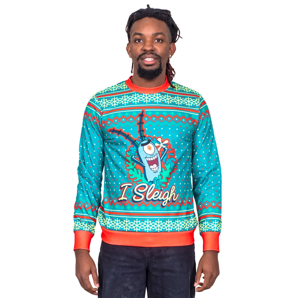 SpongeBob SquarePants Sleigh ugly Christmas sweater