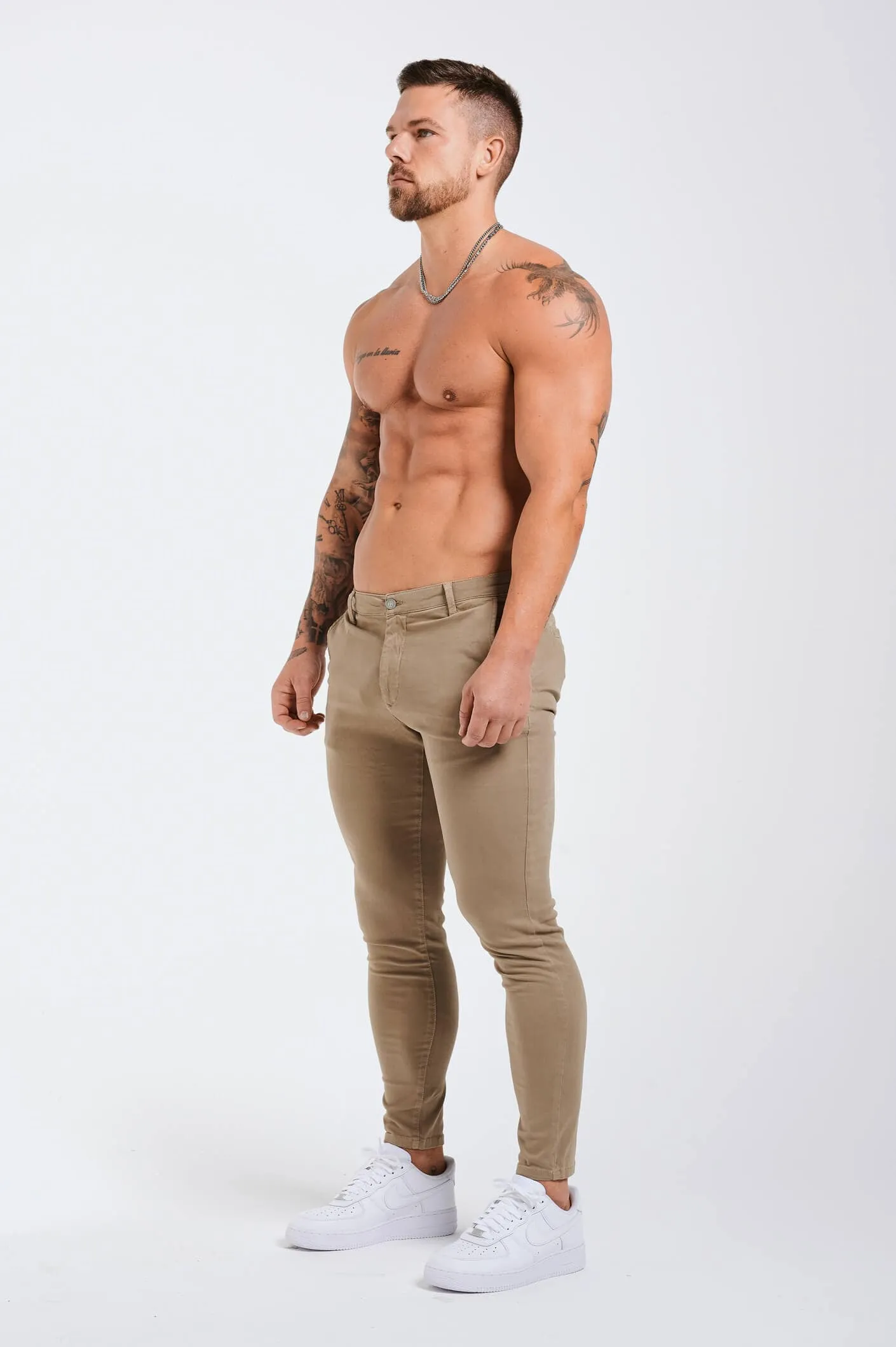 SPRAY-ON STRETCH CHINO - DEEP SAGE