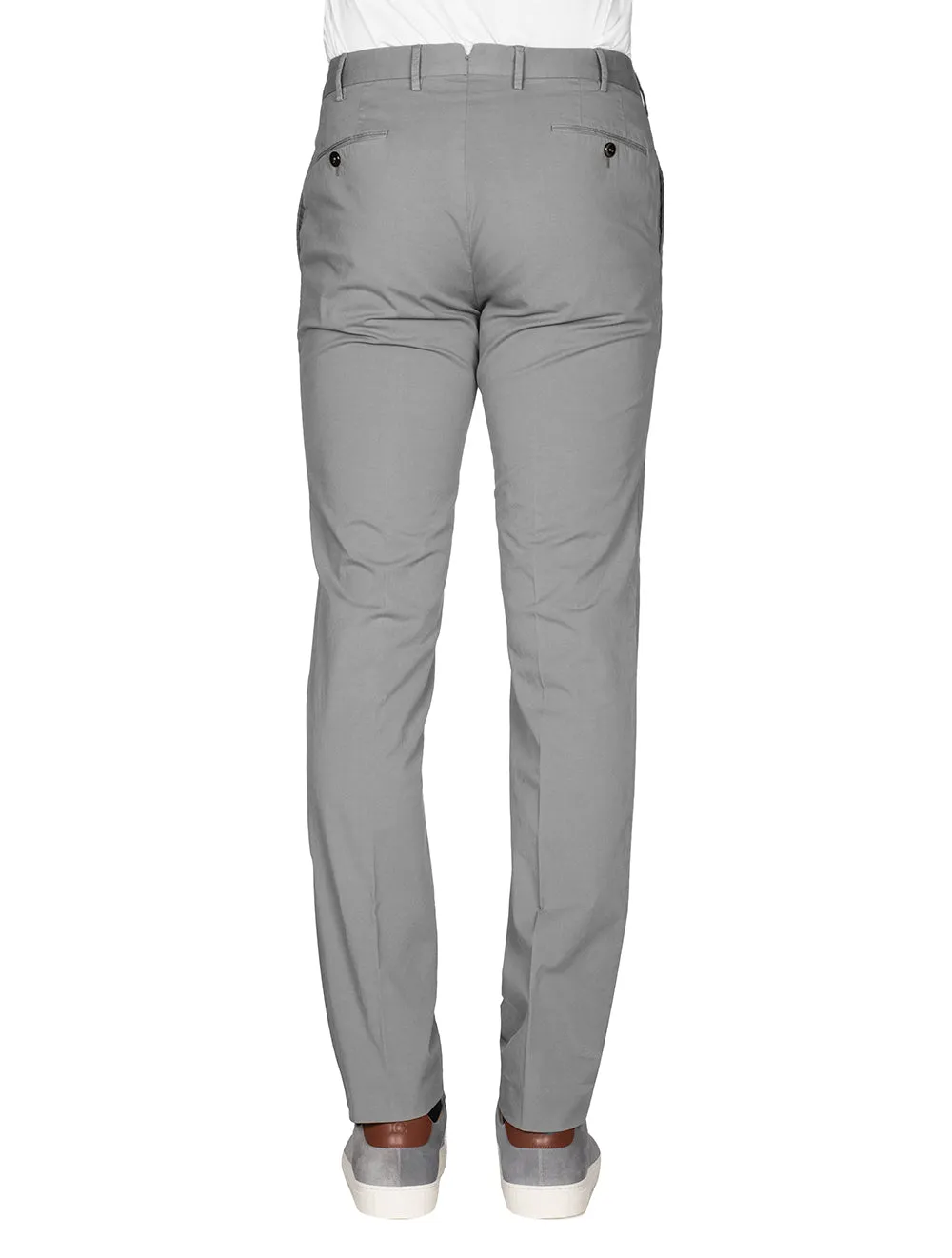 Stretch Cotton Chino Grey