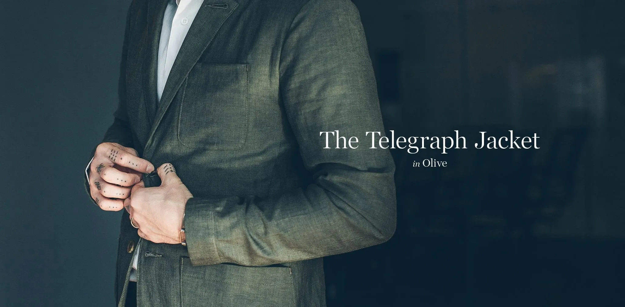 The Telegraph Jacket in Olive