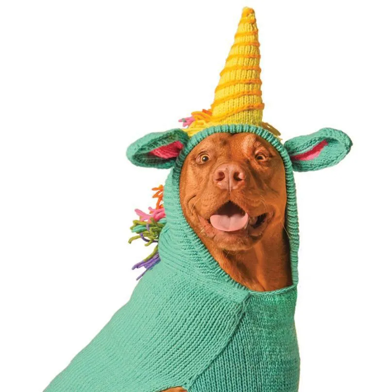 Unicorn Hoodie Dog Sweater