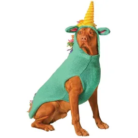 Unicorn Hoodie Dog Sweater