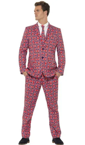 Union Jack Mens Stand Out Suit