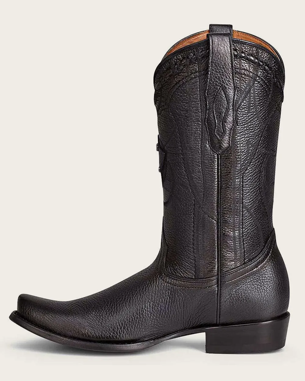 Western black deer boot