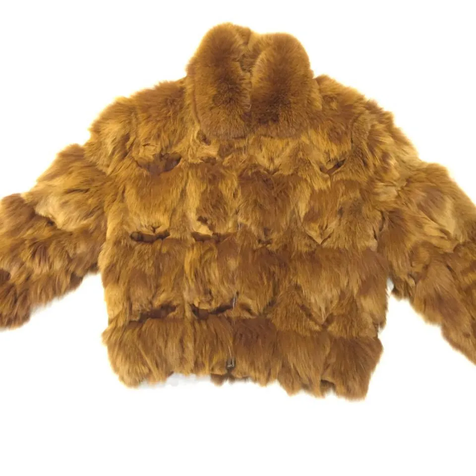 Winter Fur Men's Full Fox Bomber Fur Coat